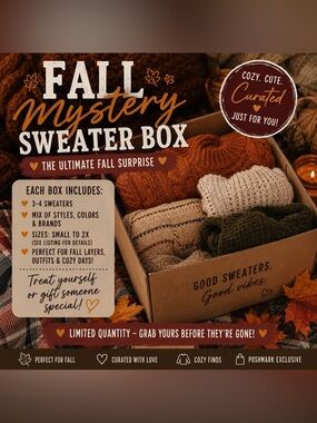 Fall sweater mystery box 🍁🍂